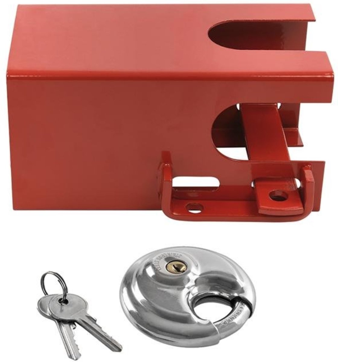 PROPLUS Pro Plus Koppelingsslot Met Discusslot PM - Rood