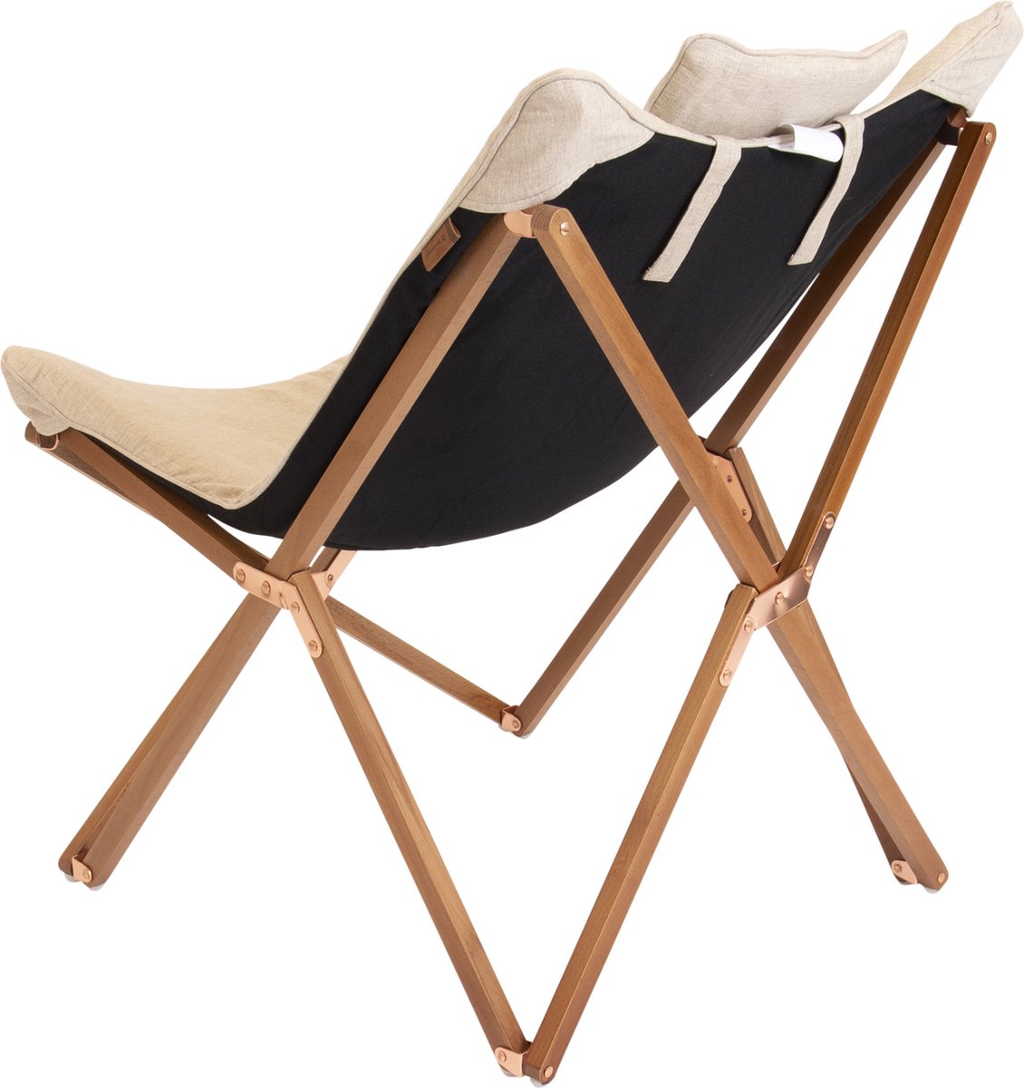  Bo-Camp Urban Outdoor Collection - Relaxstoel - Bloomsbury - M - Oxford Polyester - Beige