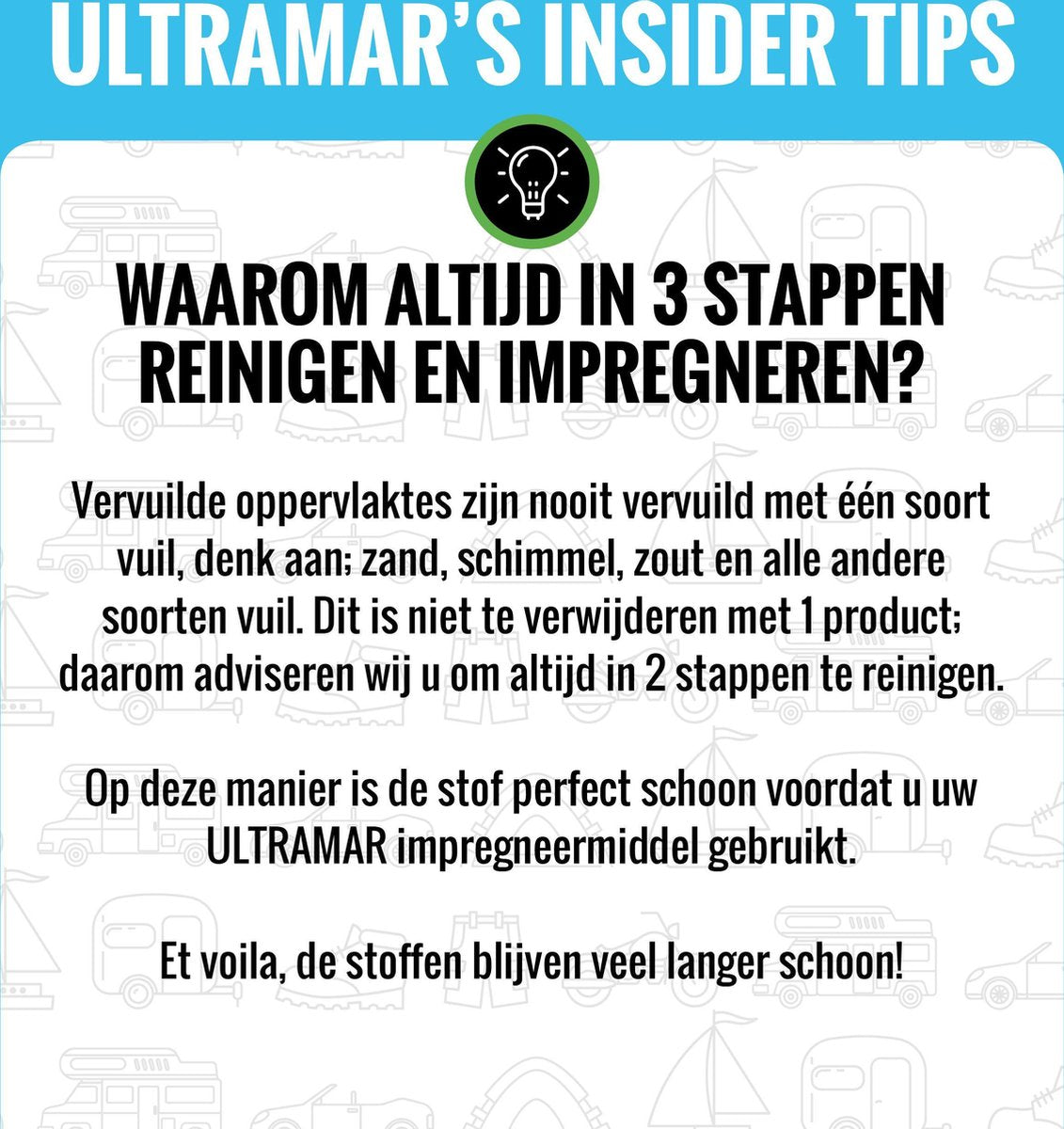  Ultramar - Reiniger Sprayhood &amp; Tent Shampoo 500 Ml - Tentdoekreiniger Voor Bootkap, Tent, Cabriodak