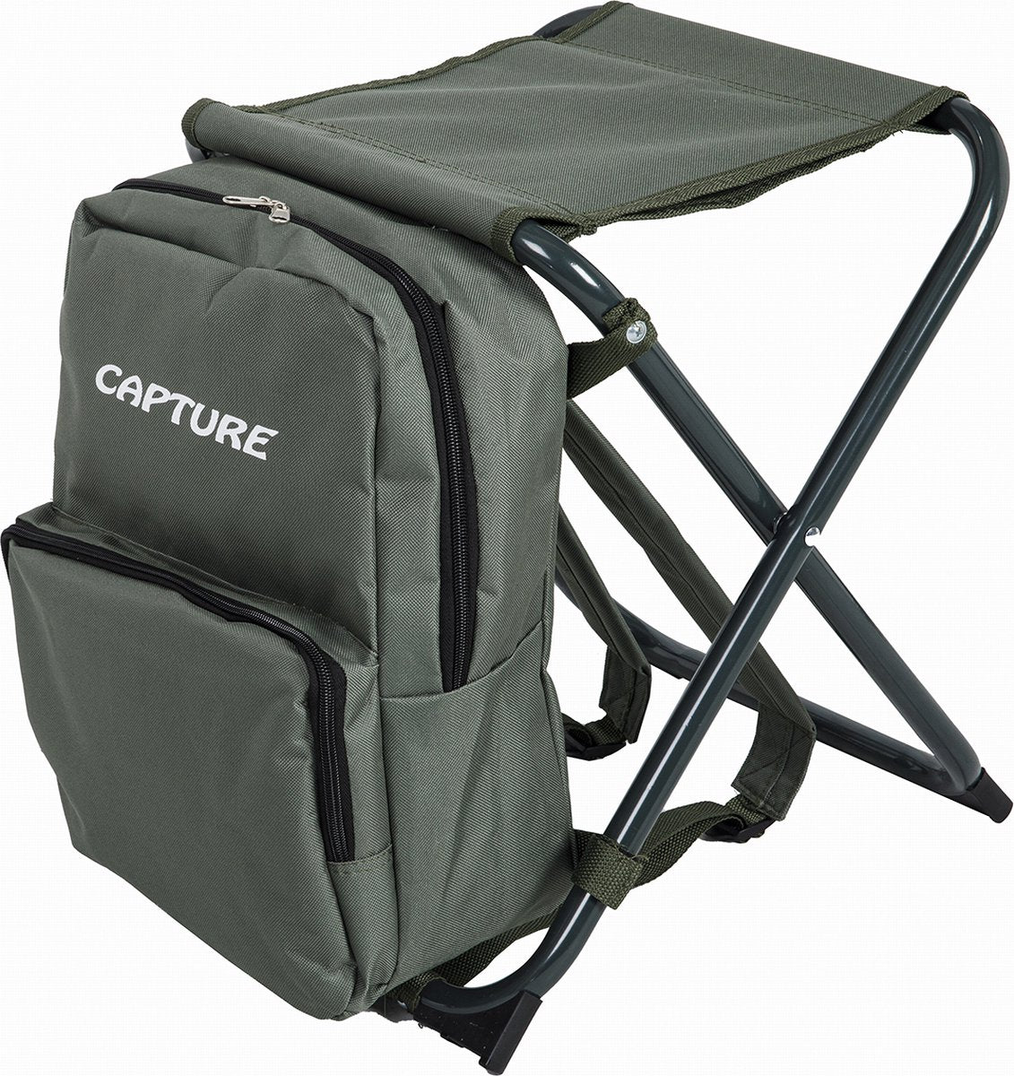  Capture Outdoor, "Traveller OX-37" Camping Kruk Met Rugzak, Opvouwbaar, Lichtgewicht, Verstelbare En Gevoerde Draagriemen, …