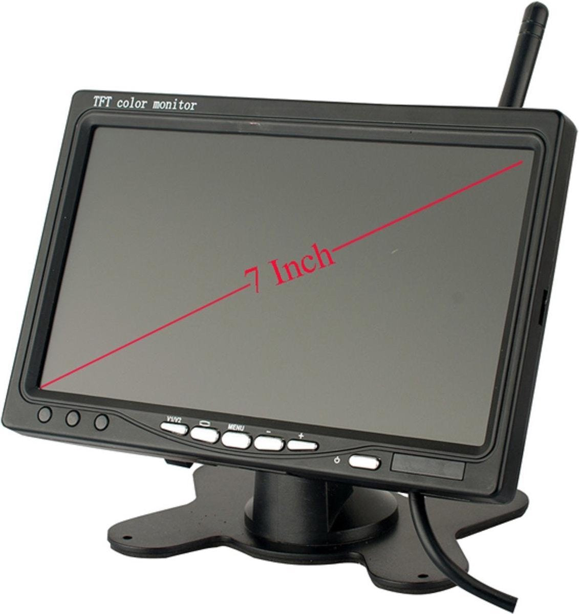  BrandWay Draadloze Auto Achteruitrijcamera Set Met Nachtzicht En 7 Inch Scherm - Achteruitrij Camera Draadloos Voor Auto / Camper / Caravan / Vrachtwagen / Landbouw