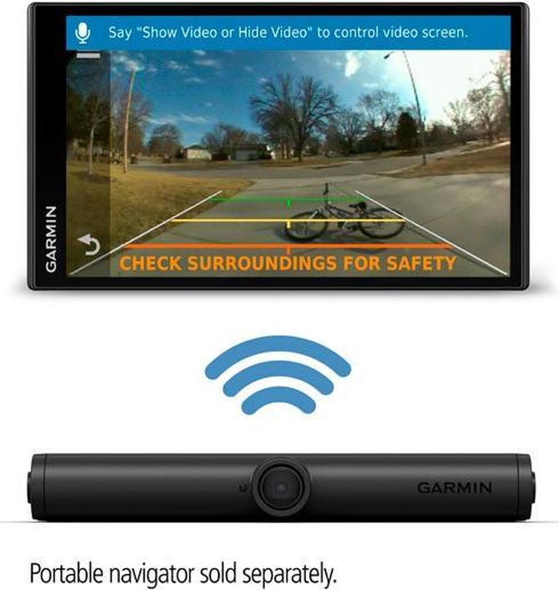  Garmin BC40 - Achteruitrijcamera Voor Auto - Draadloos - Spraakbesturing - Robuust En Weerbestendig