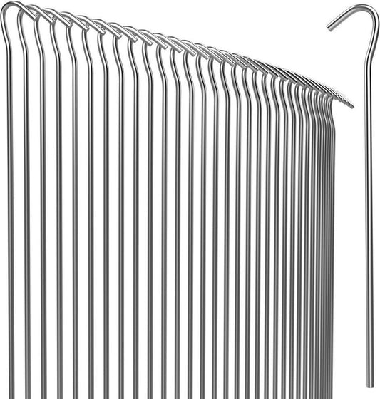  Gardebruk Haringen Set Van 100 Gegalvaniseerd Staal LxØ 200x3,5mm