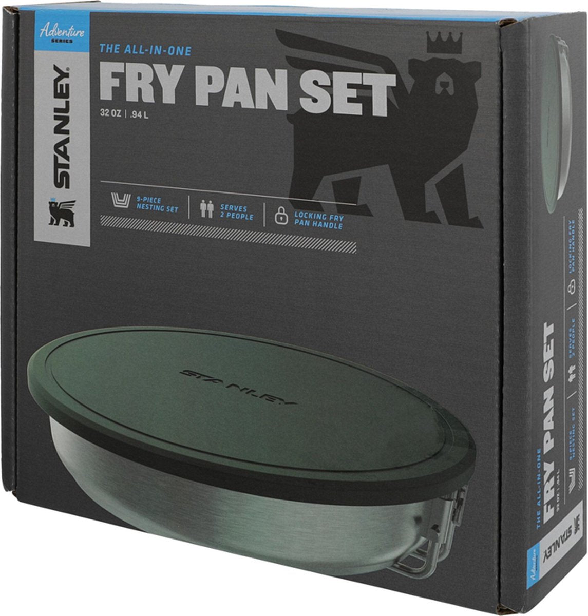  Stanley The All-In_One Fry Pan Set 1 L - Campingkookset - Stainless Steel