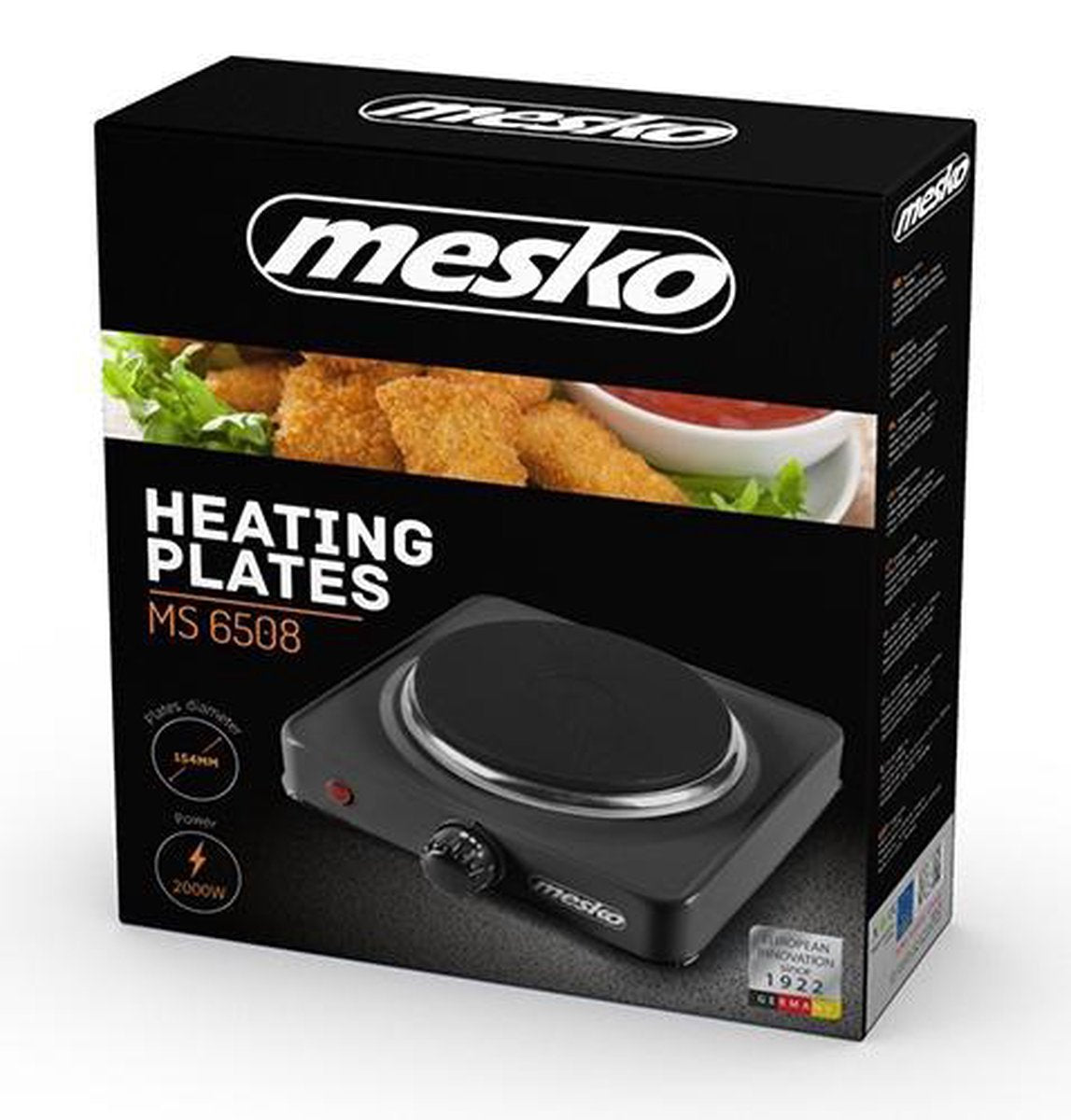  Elektrische Kookplaat - 1 Pit MS 6508 Mesko