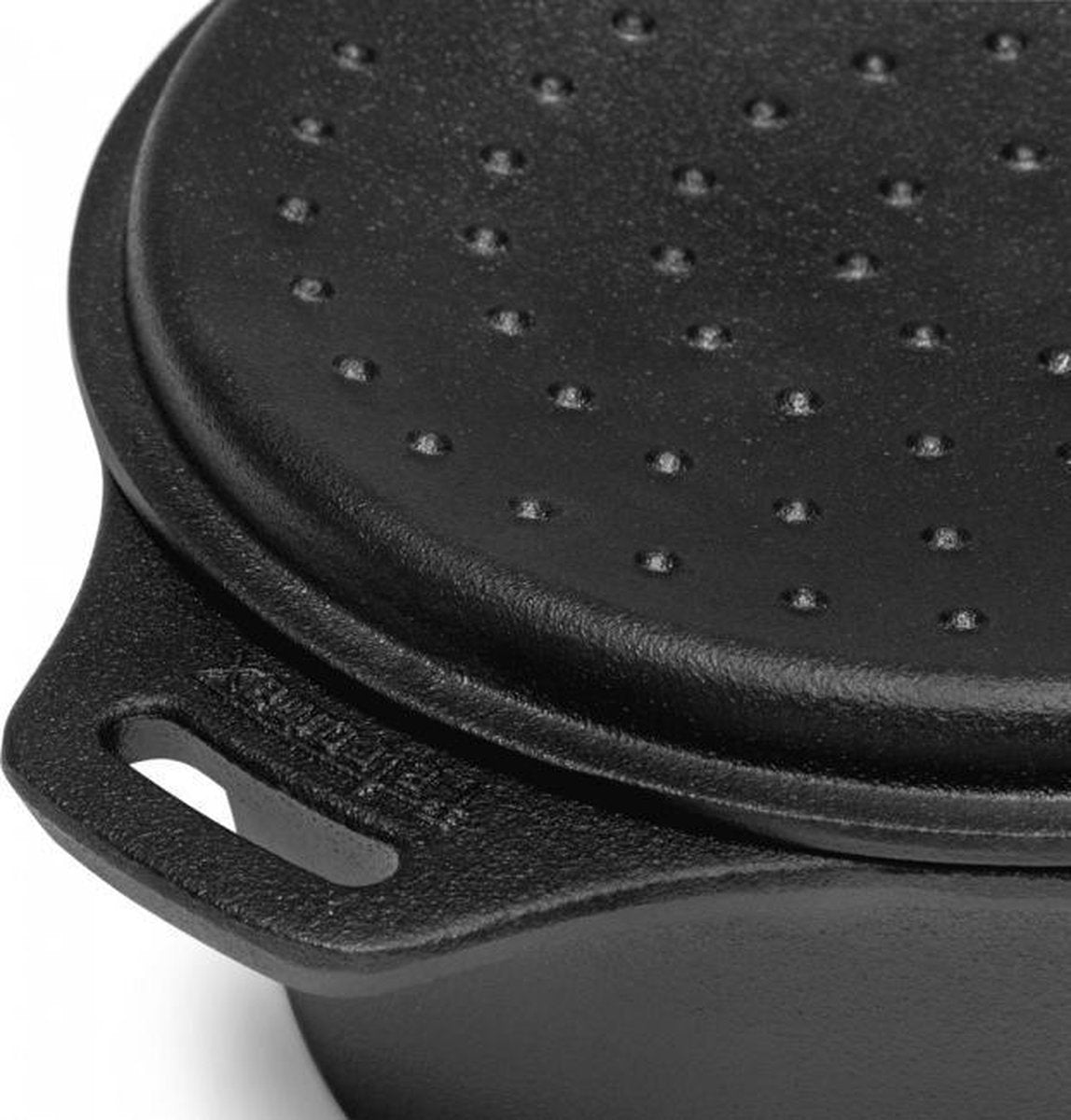 Petromax KR1 Gietijzeren Steelpan Met Deksel (1 Liter)