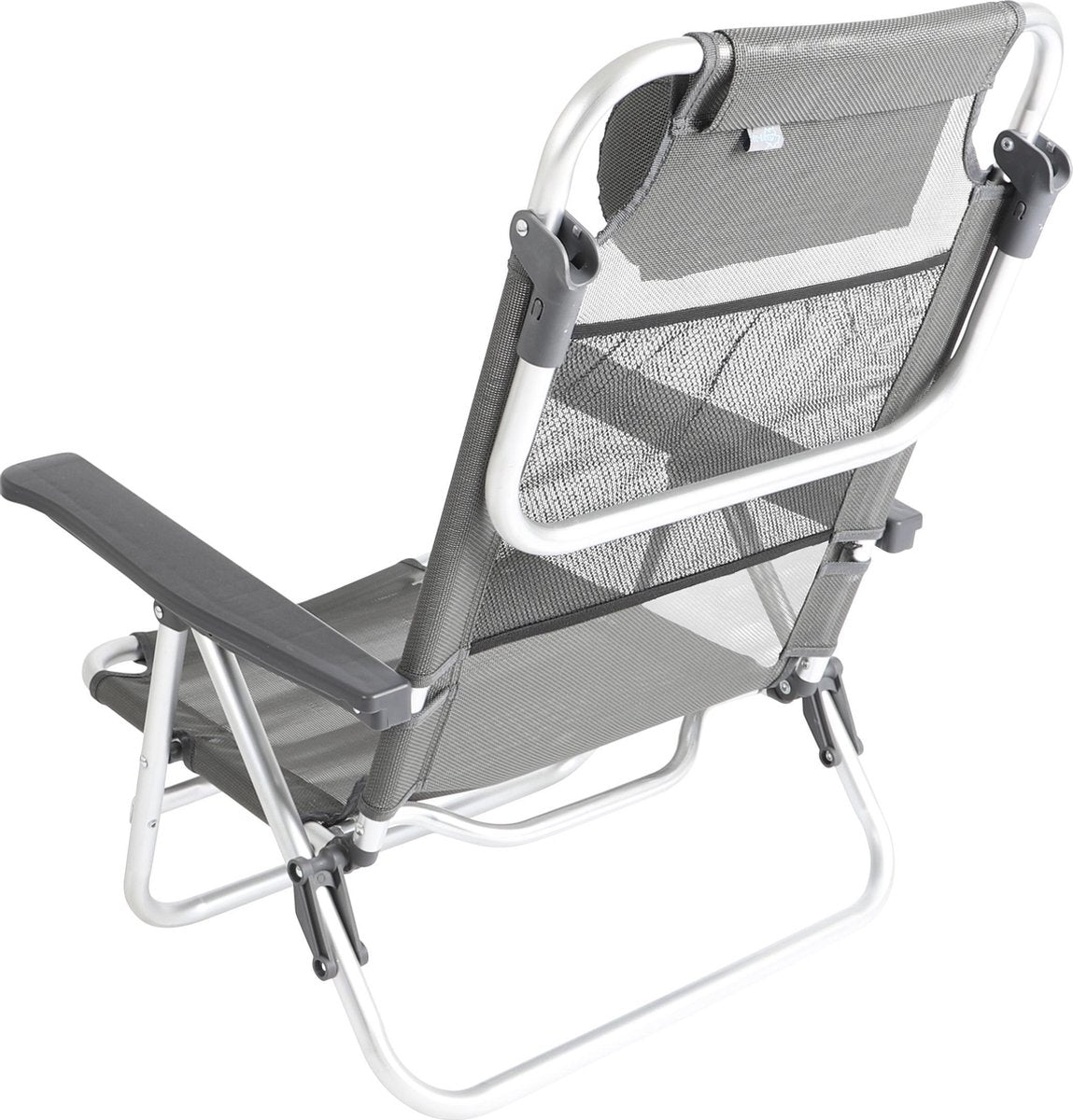  Bo-Camp Beach Chair - Monaco - Aluminium - Grijs