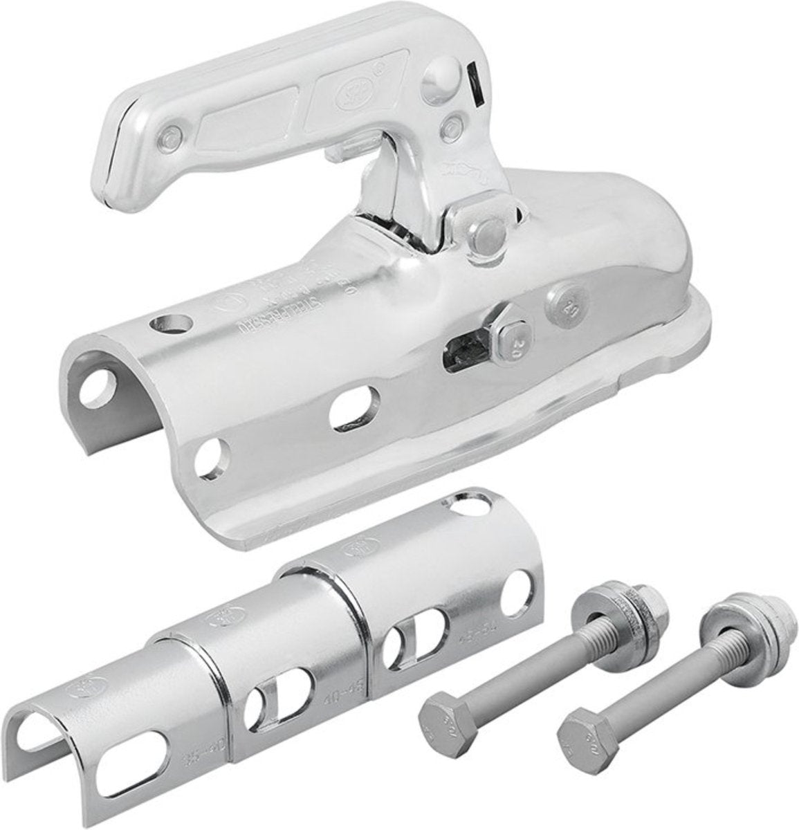 PROPLUS Pro Plus Disselkoppeling - Kogelkoppeling - Rond Ø 40, 45 En 50 Mm - Geremd