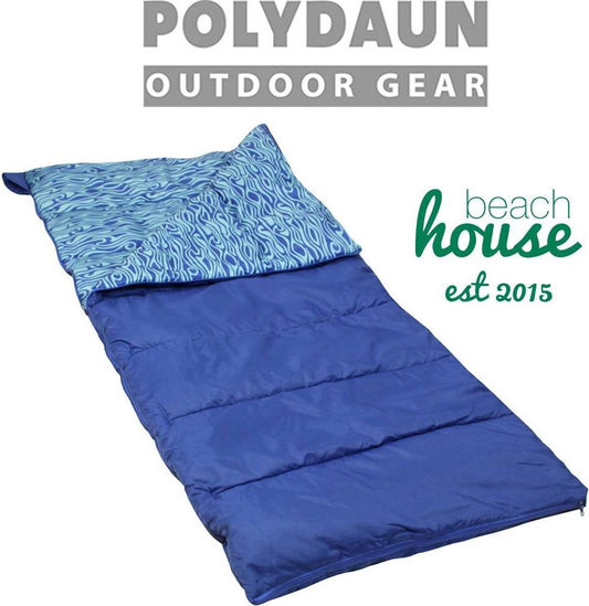  Polydaun Beach House - Kinderslaapzak - Junior Blue - 70x160 Cm