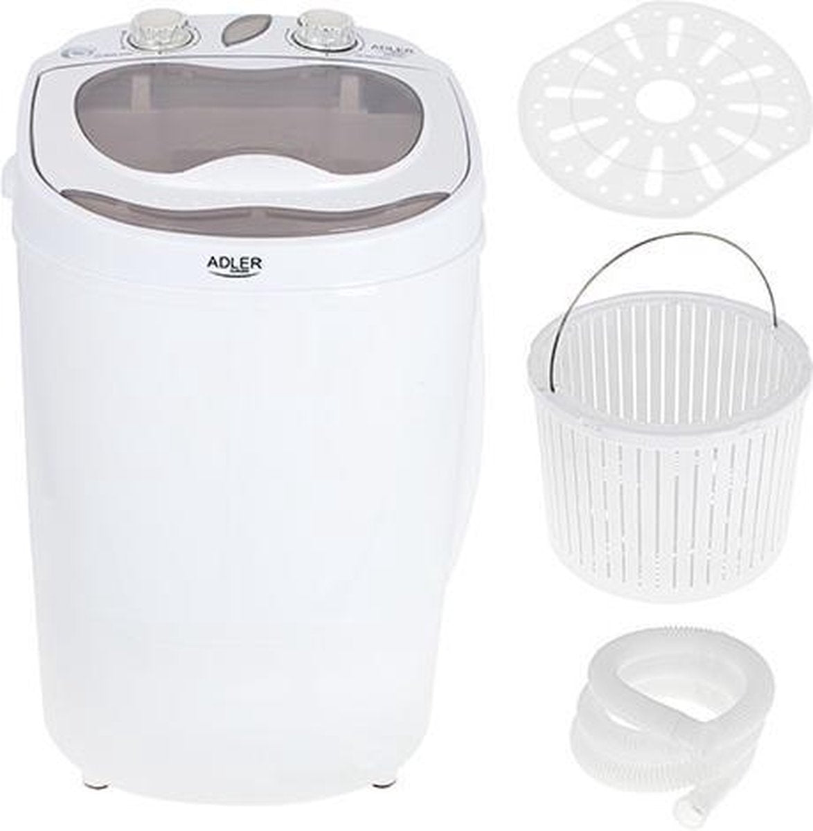  Adler AD8055 - Mini Wasmachine Met Centrifuge