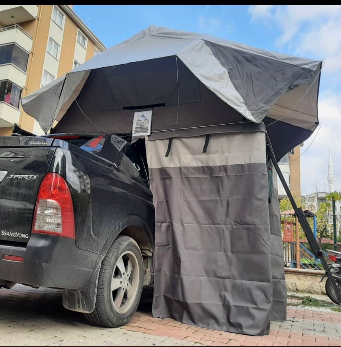  Daktent - Zumrut -Kampeertent -Rooftent 2 Personen 125X200CM