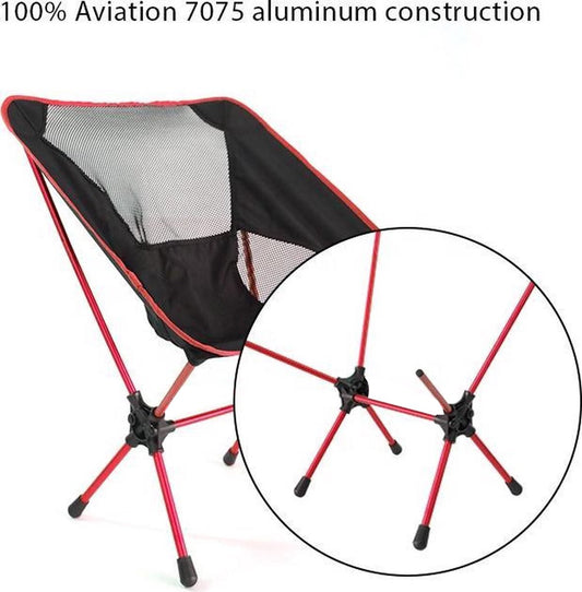  Lopoleis® Campingstoel – Campingstoel Opvouwbaar – Visstoel – Vouwstoel – Strandstoel – Inklapbaar – Lichtgewicht – Outdoor Stoel
