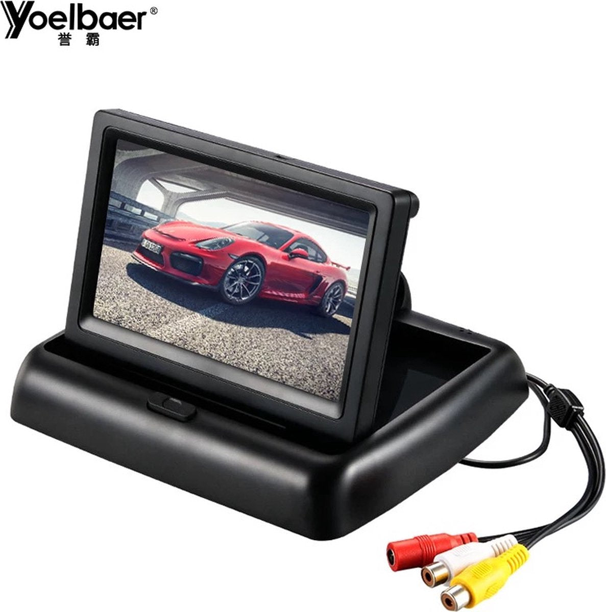  Yoelbaer Draagbare Display 4.3 Inch Color LCD TFT Monitor