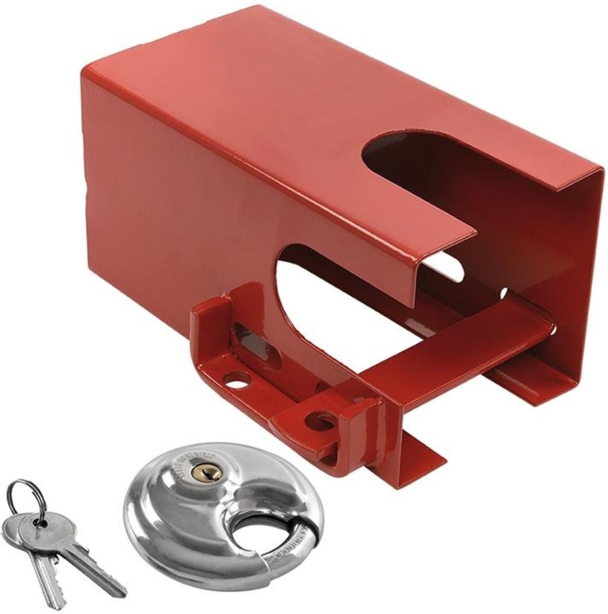 PROPLUS Pro Plus Koppelingsslot Met Discusslot PM - Rood