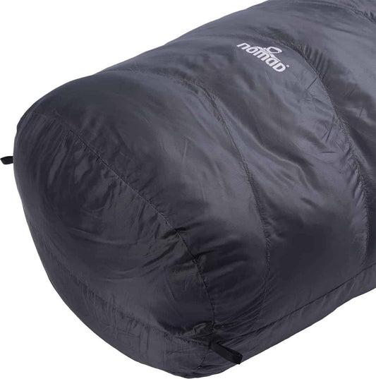  NOMAD® Taurus 400 Slaapzak | 210x80cm Grijs | Lichtgewicht &amp; Kwalitatief | Slaapzak | Incl Hoes