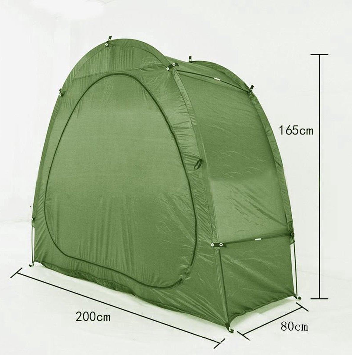 Merkloos Fietstent, Beschermhoes Fietsenschuur, Tent Voor Camping In De Open Lucht-groen 200*80*165CM