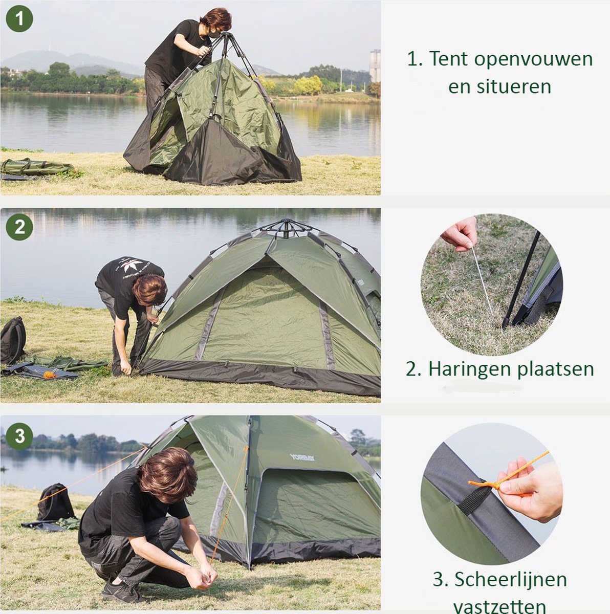  Sens Design Pop Up Tent - Tent - 2-3 Personen