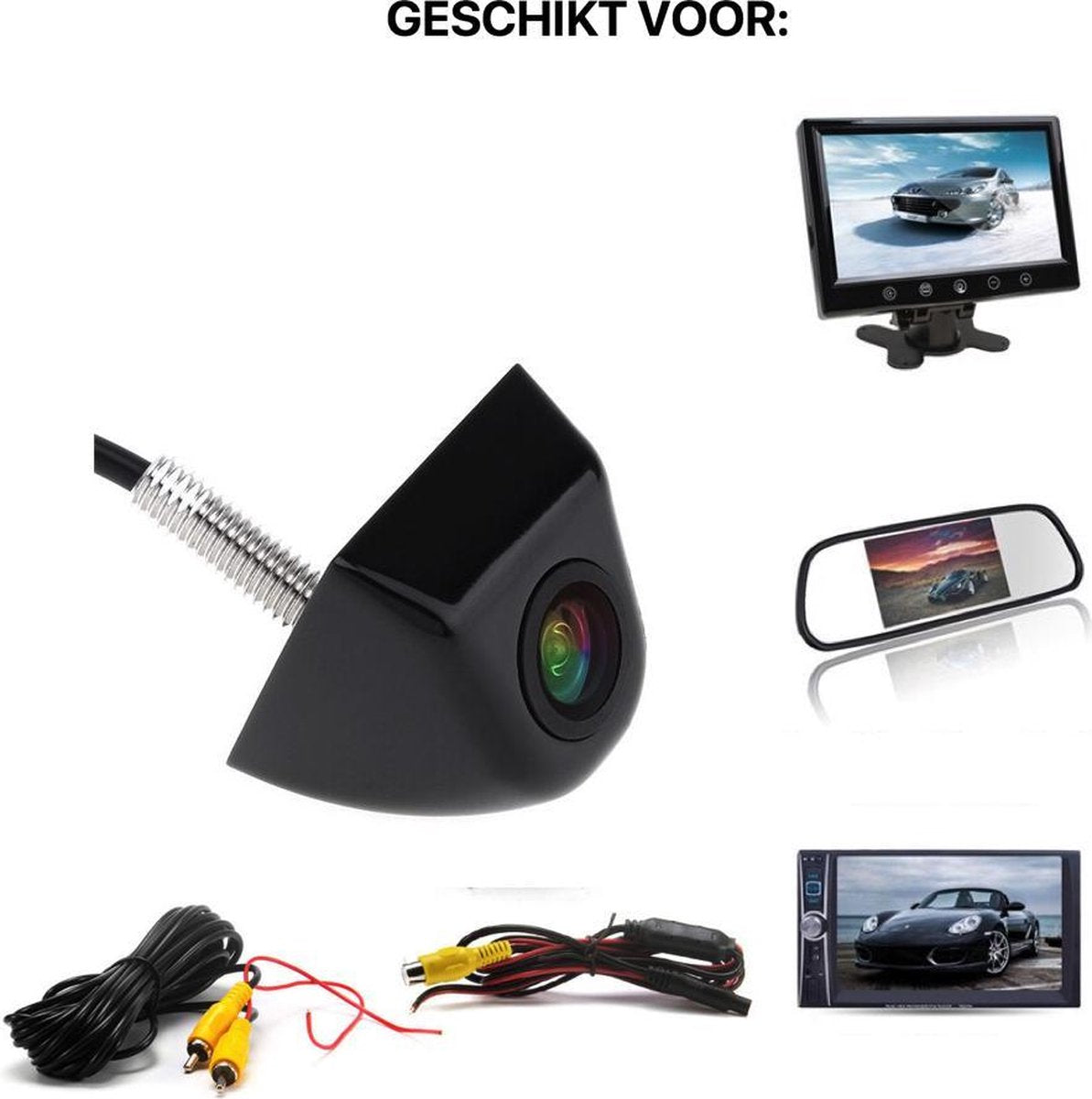  RV-350 Achteruitrijcamera | Originele Look | Zwart