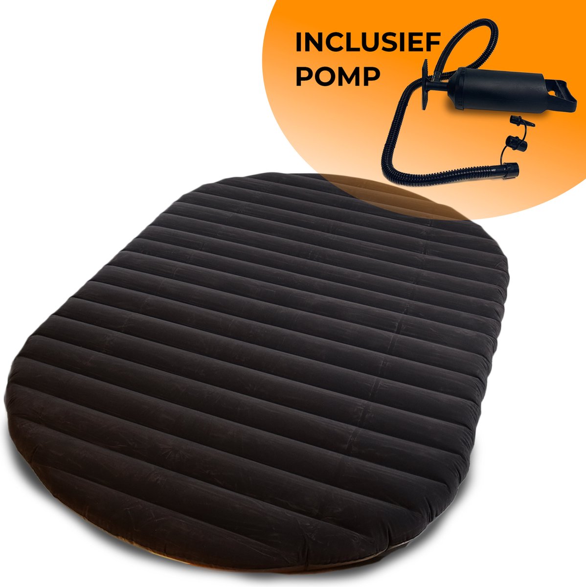  Deryan Cocoon Pop Up Tent - Luchtbed - Luchtpomp - 4 Persoons - Zilver