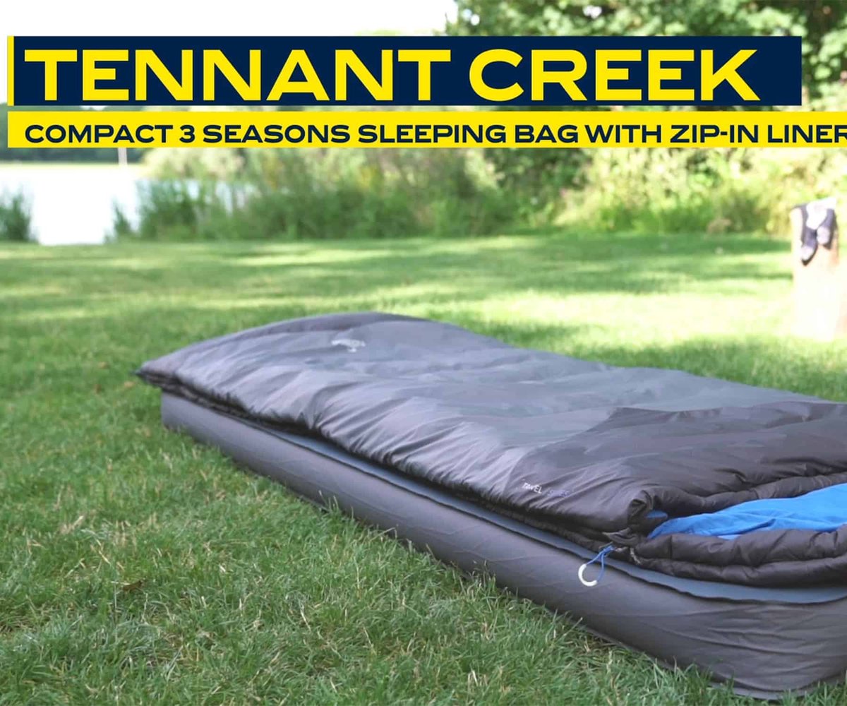  NOMAD® Tennant Creek Slaapzak - Dekenmodel - Max Lichaamslengte 195 Cm - Warm Tot -2°C