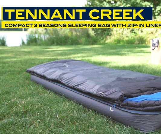  NOMAD® Tennant Creek Slaapzak - Dekenmodel - Max Lichaamslengte 195 Cm - Warm Tot -2°C