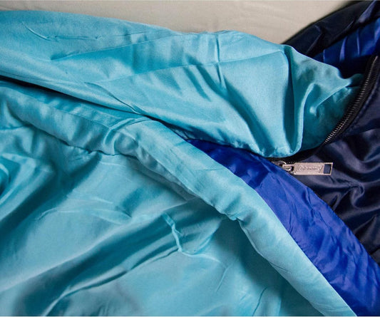  Coleman Fision 100 Mummy Slaapzak - 208 X 81 Cm - Blauw