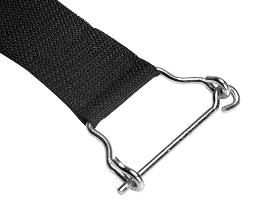 Bo-Camp - Stormband - Universeel - Clips - 2 Stuks - 3.5 Meter - Zwart