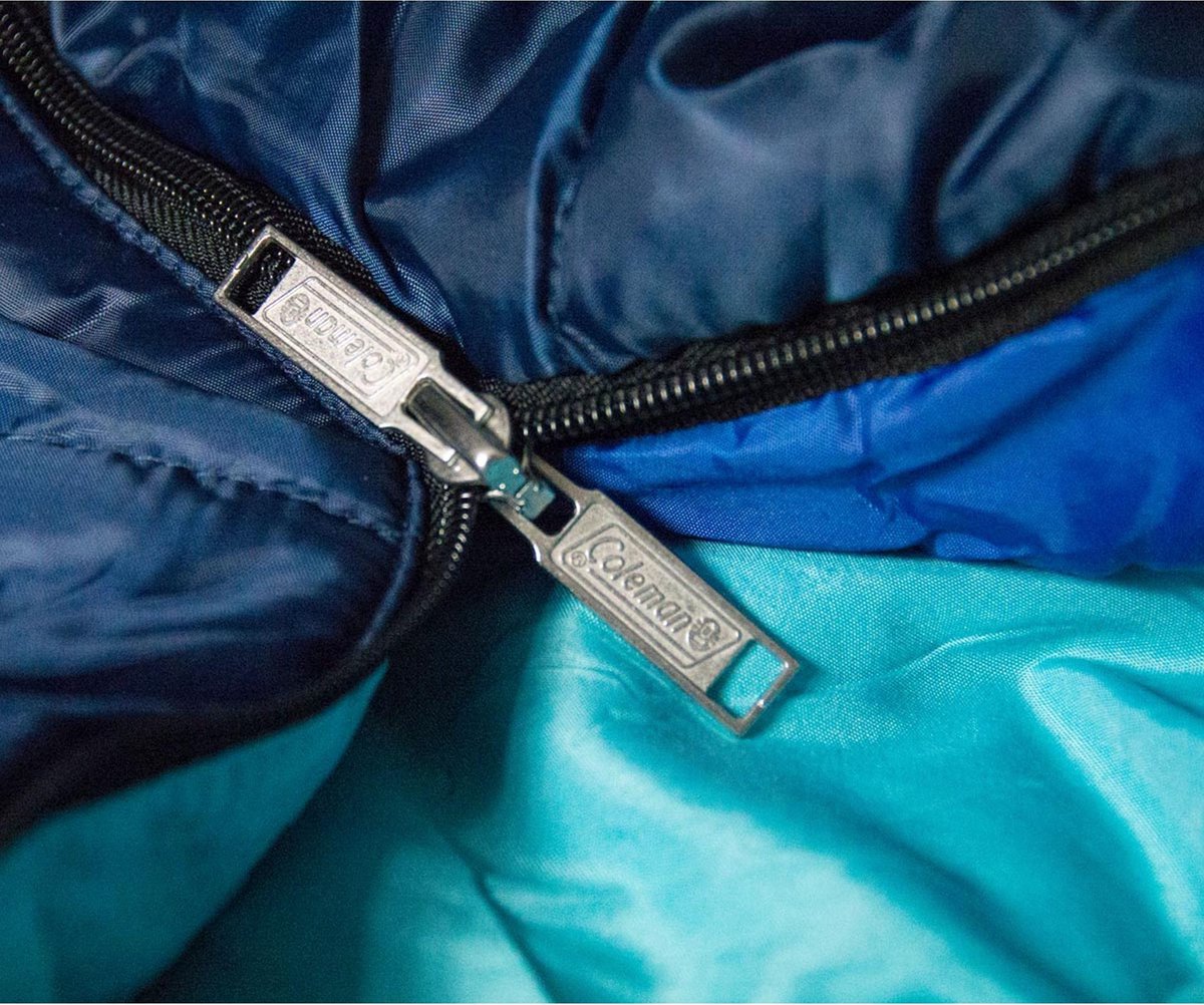  Coleman Fision 100 Mummy Slaapzak - 208 X 81 Cm - Blauw