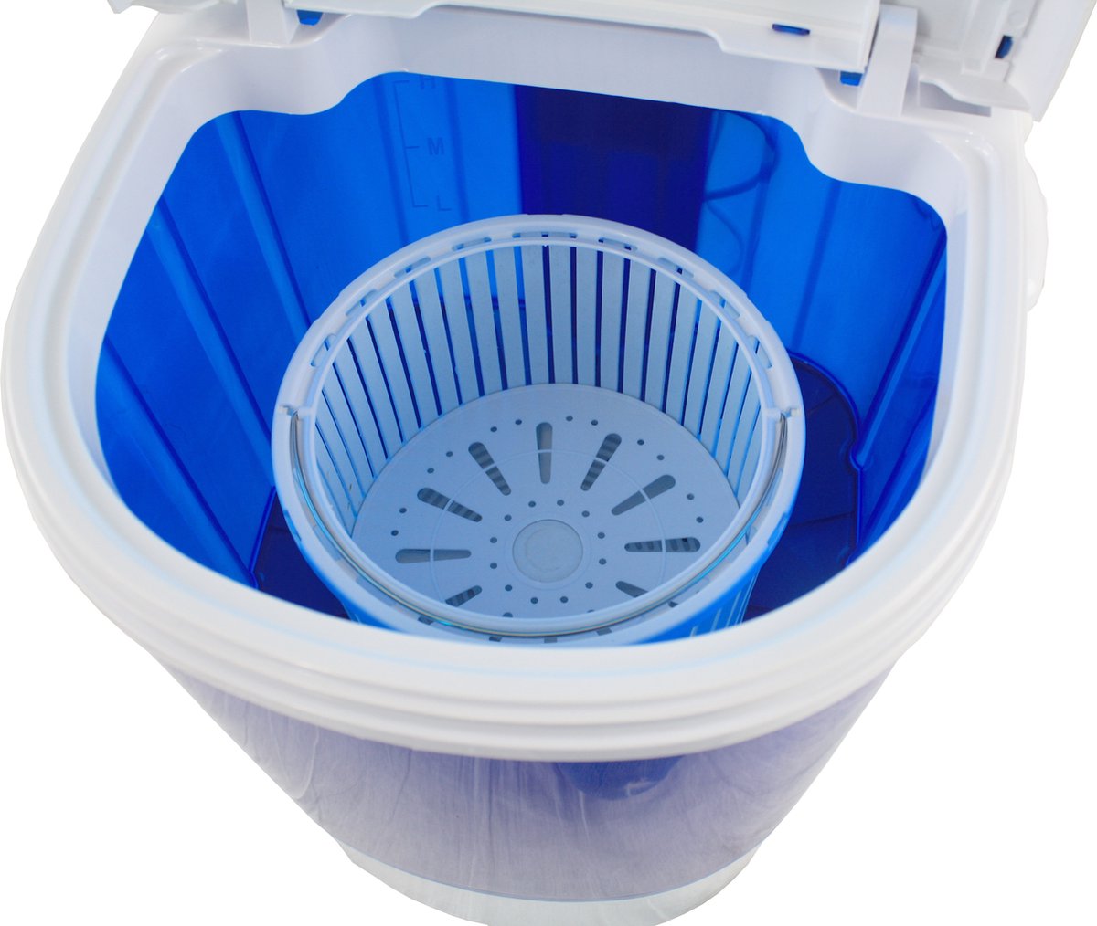  Lowander Mini Wasmachine 3kg Met Centrifuge - Kleine Camping Wasmachine - Met Bovenlader