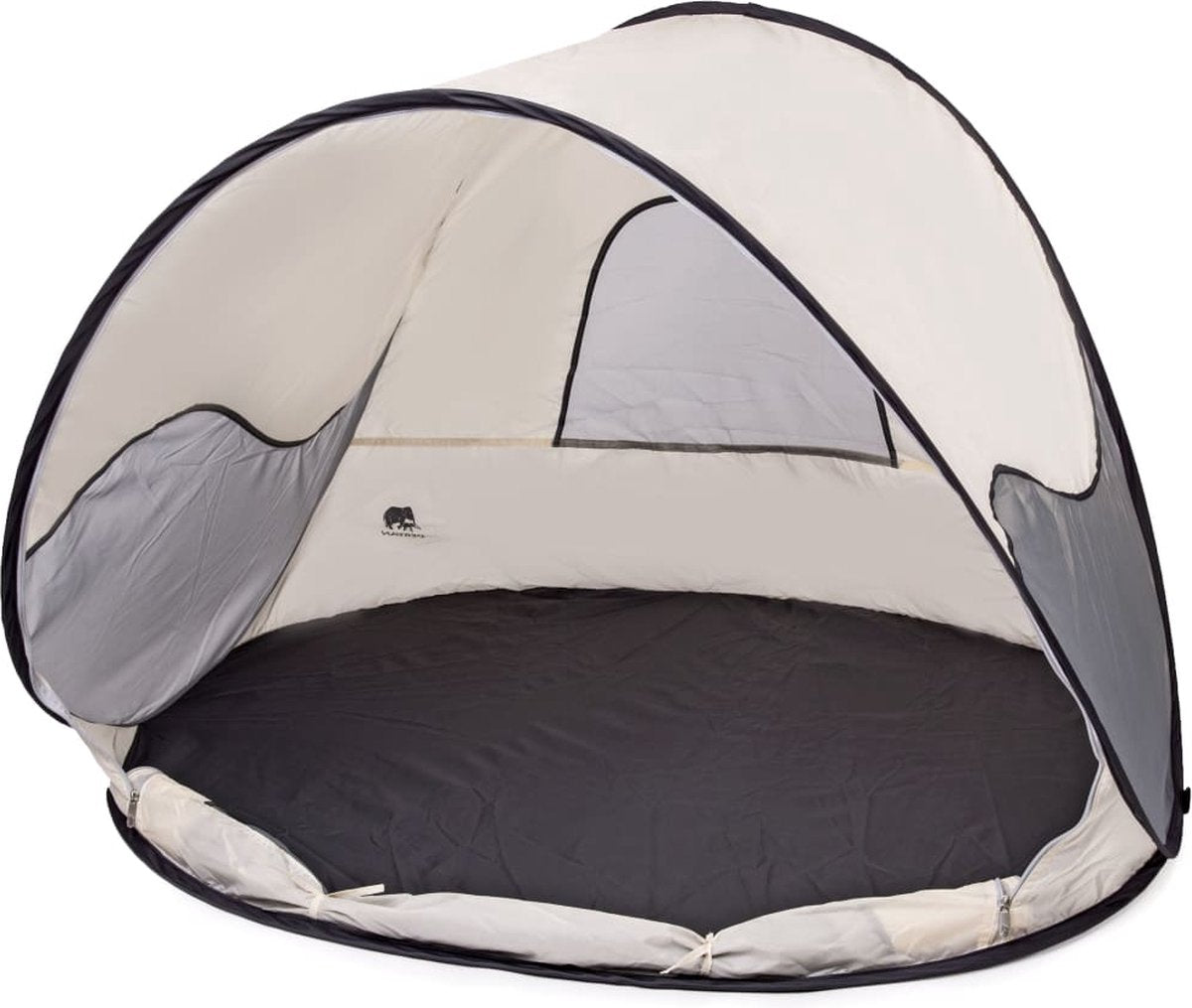  Deryan Luxe Pop Up Strandtent - Anti-UV 50+ - Cream