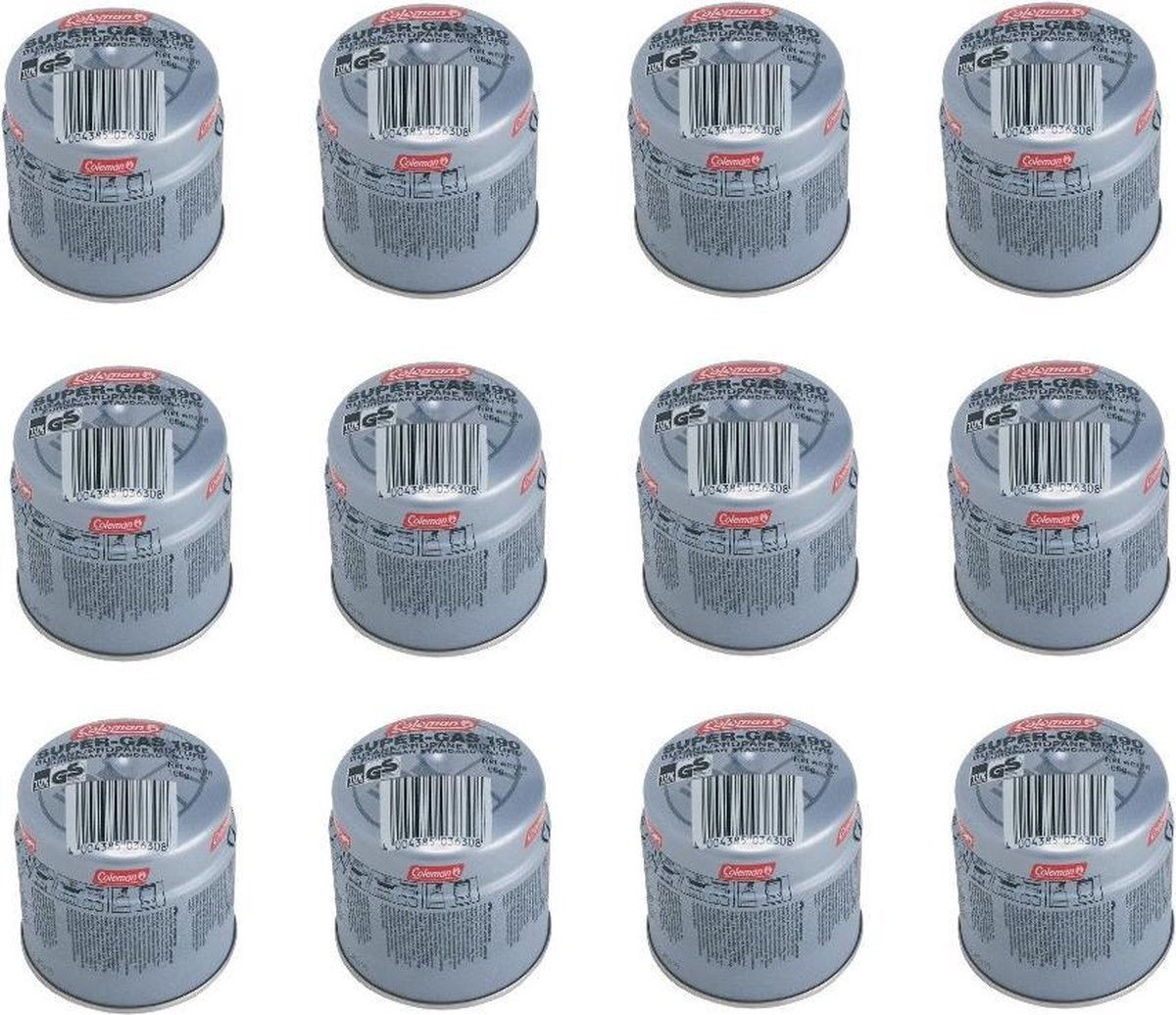 Coleman Prik Gas Cartouche Met Veiligheidsventiel 190g - Cosiscoop Gaslantaarn - Metaal -
