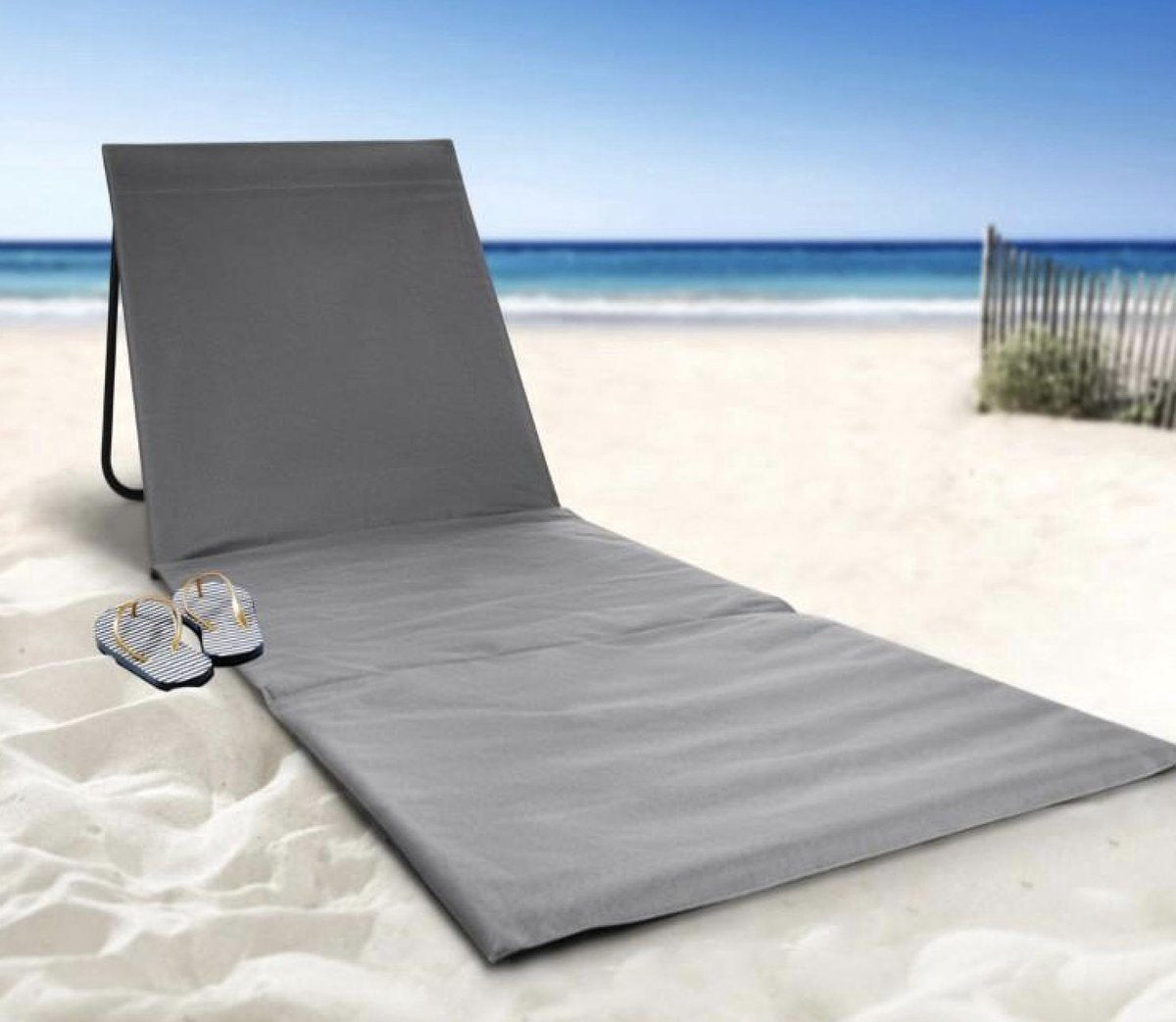  Intimo Strandmat - 2 Stuks - Grijs - 100x51x41cm