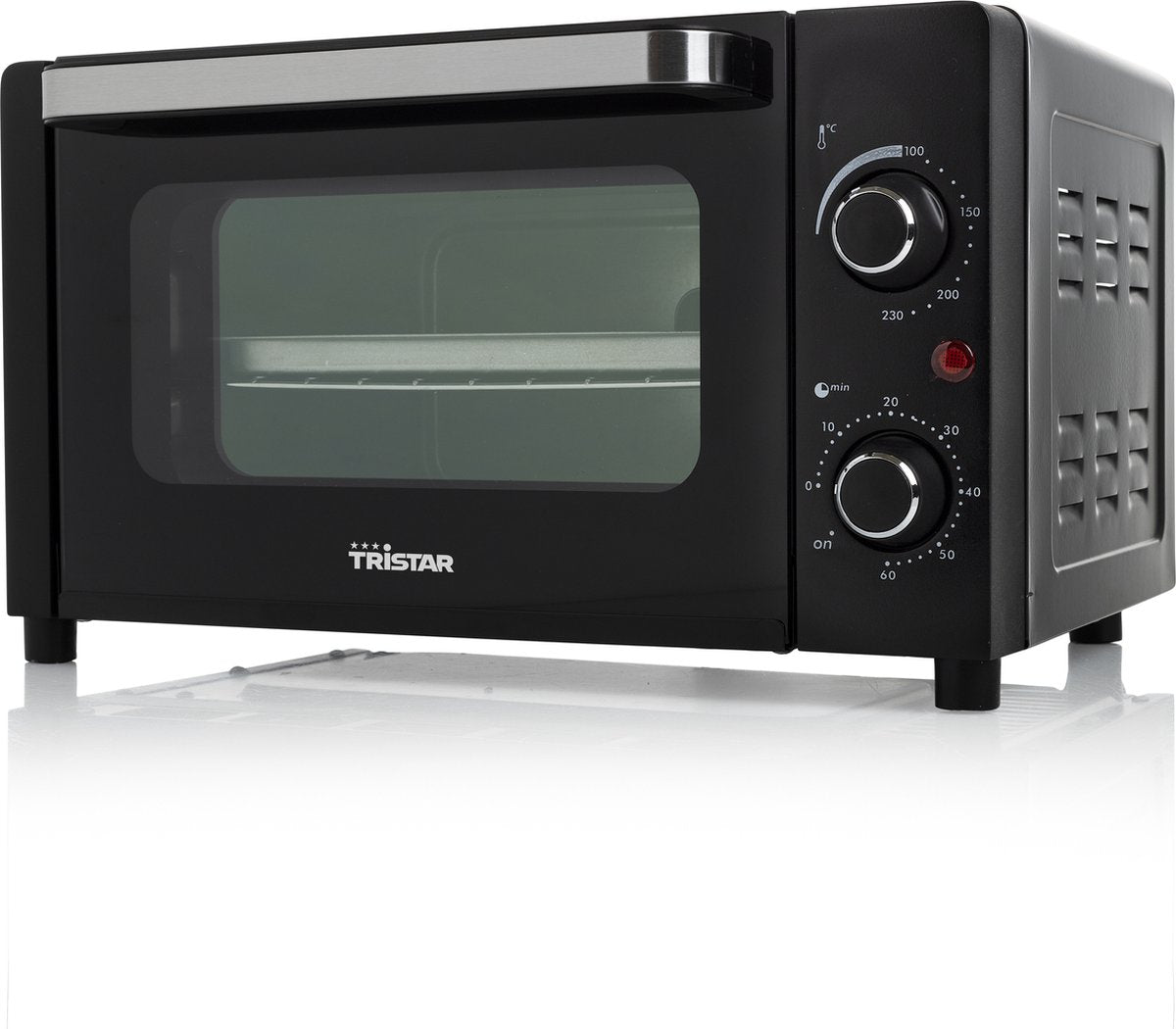  Tristar Oven OV-3615 - Camping Oven 10 Liter - 800 Watt - Vrijstaande Kleine Oven - Zwart