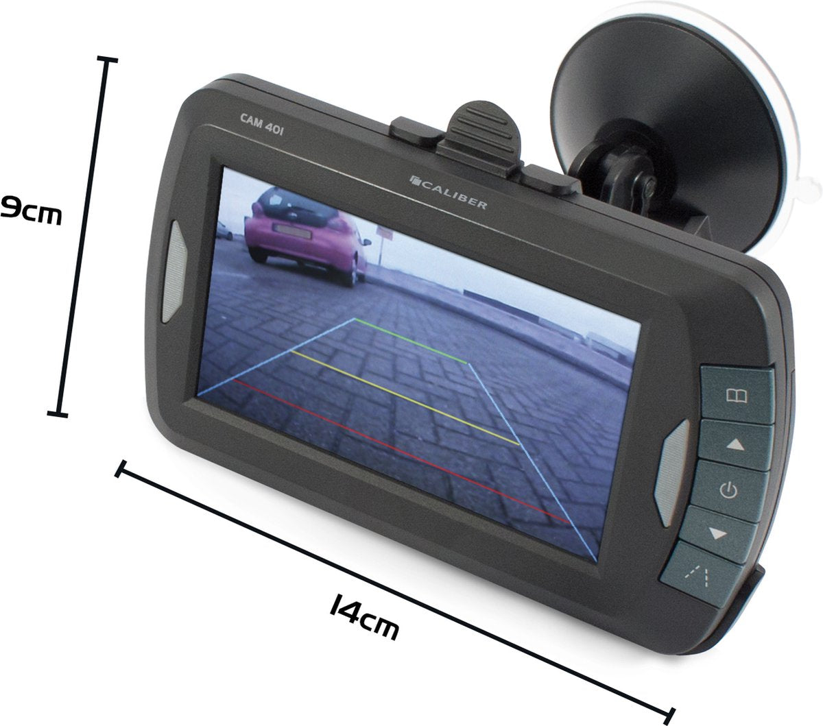  Caliber Draadloze Achteruitrijcamera Met 4,3 Inch Scherm Voor Auto En Camper Waterbestendig (CAM401)
