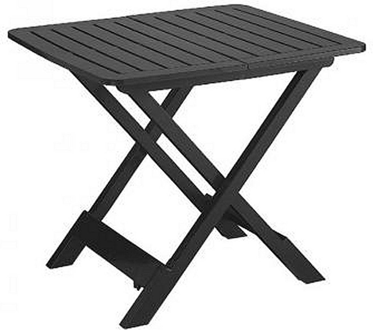  Pro Garden Inklapbare Tuintafel - 79x72x92 Cm - Zwart
