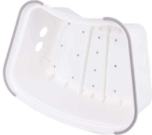  Benson Opstapje Klein - Rubberen Antislip - 36.5 X 25.2 X 13 Cm - Wit
