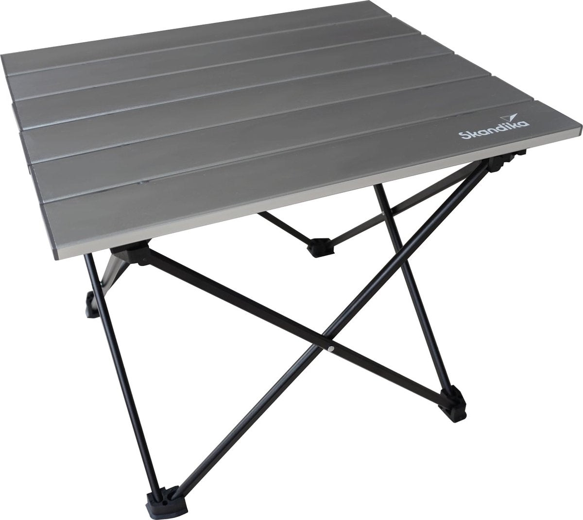  Skandika Ruka S Kleine Campingtafel – Campingtafels - Aluminium Campingtafel, Opvouwbaar, Zeer Licht, Eenvoudig Te Monteren, Stabiele Standaard - Opvouwtafel Voor Kamperen, Tenten Wandelen, Reizen, Thuis, Tuin – Tot Max. 20 Kg. - Grijs