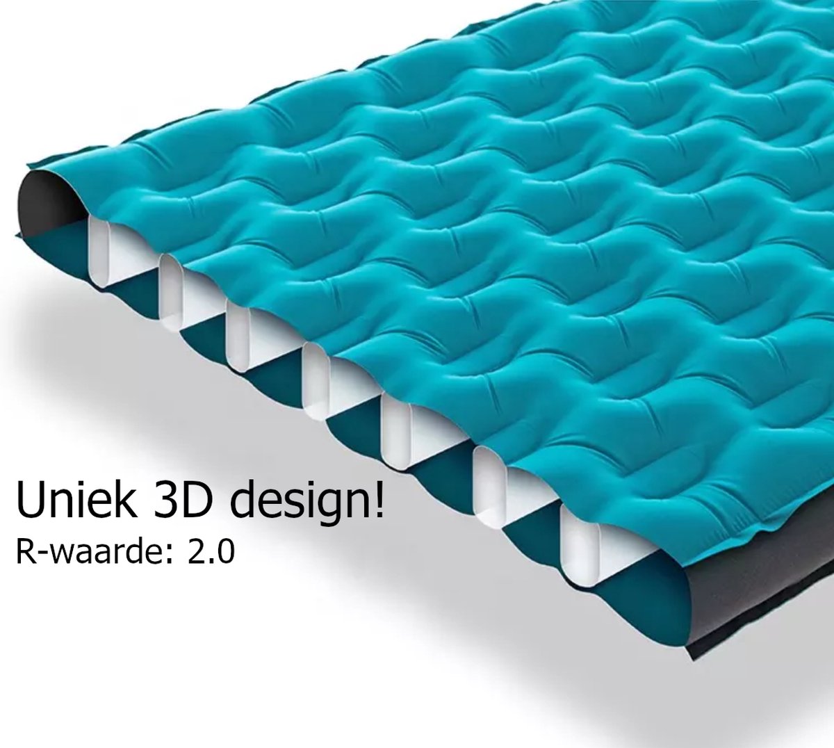  Naturehike® 3D Luchtmatras Premium - Comfortabel R-waarde 2.0 - Extra Dikke Slaapmat - Luchtbed Kamperen - Opblaasbaar Matras - Lichtgewicht - Outdoor - Camping
