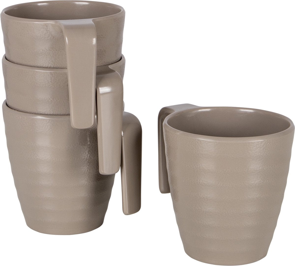  Bo-Camp Servies - Campingbord - Stone - 16-Delig - Beige