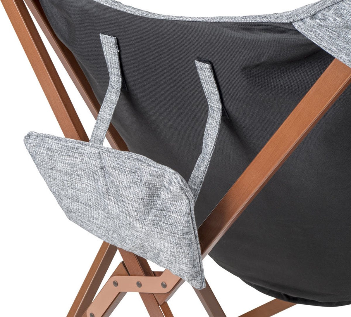  Bo-Camp - Urban Outdoor - Relaxstoel - Bloomsbury - L - Oxford Polyester - Grijs