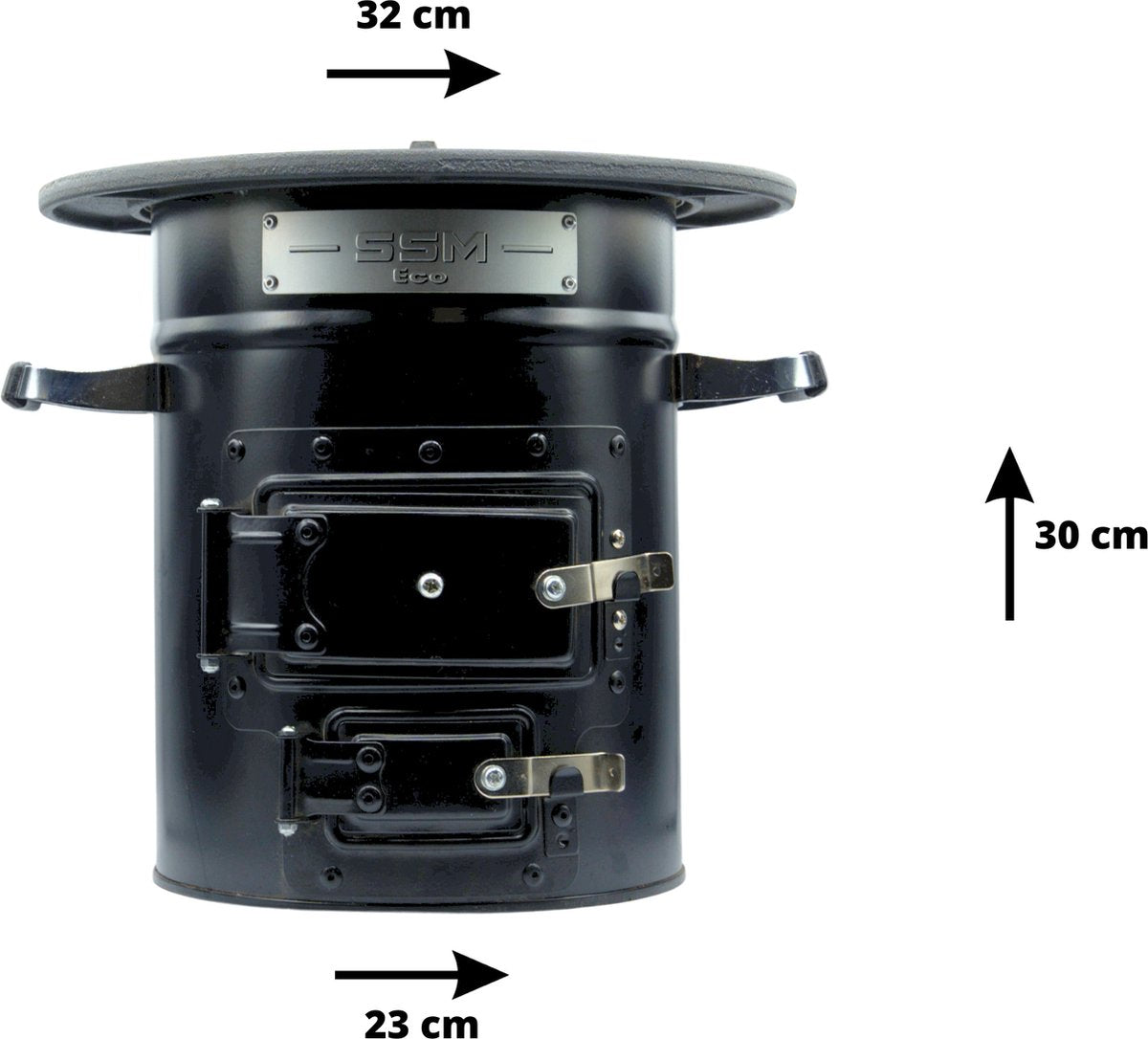  Dutch Rocket Stove - Rocket Stove - Kooktoestel Op Houtvuur - Met Draagtas - Dutch Oven