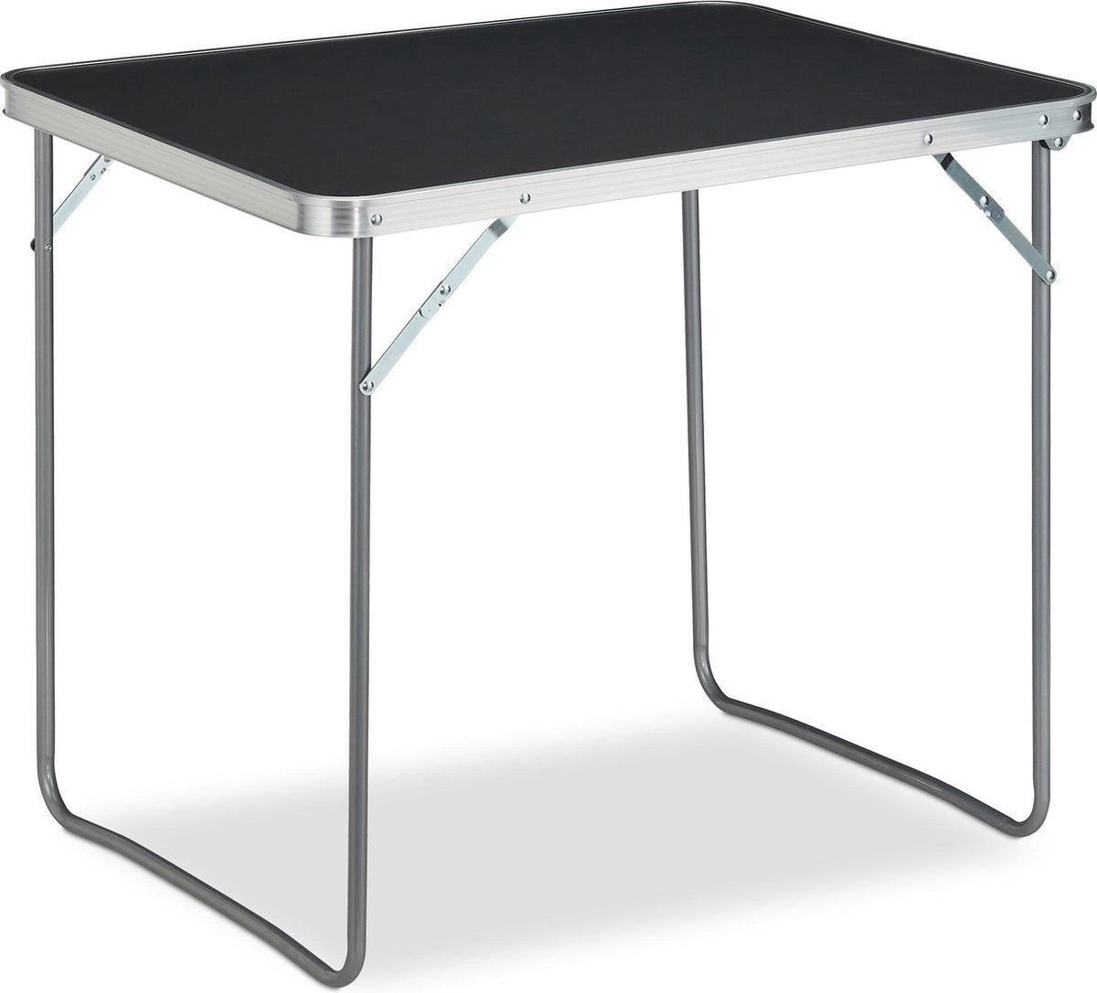  Relaxdays Campingtafel Inklapbaar - Aluminium Klaptafel - Vouwtafel Camping - Koffermodel