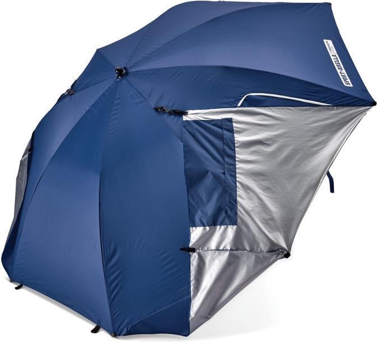  Sport-Brella - Premiere Strandtent - Windscherm - Tochtscherm - Tochtscherm - Stormparaplu - Zonnescherml - Blauw