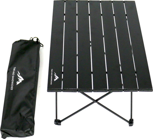  TS - Ultra Licht - Aluminium - Kampeertafel - Met Draagtas - Camping Tafel - Reistafel - Draagbare Picknicktafel - Opvouwbare - Opklapbaar - Compact