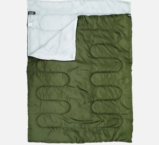  Froyak - 2-persoons Slaapzak - XXL - Groen - 225 X 150 Cm