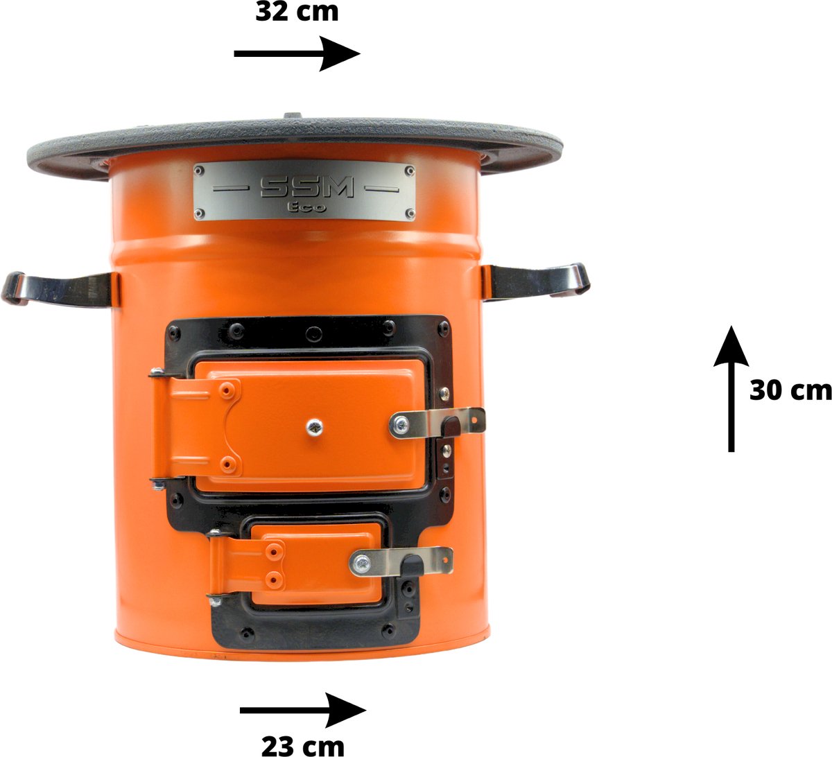  Dutch Rocket Stove - Rocket Stove - Kooktoestel Op Houtvuur - Met Draagtas - Dutch Oven
