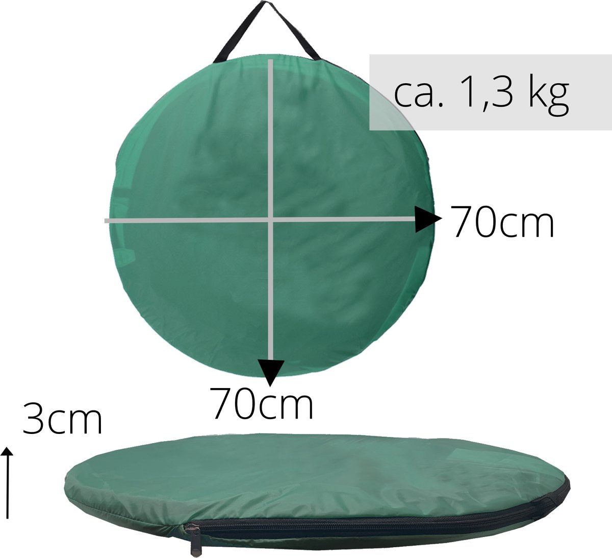  JEMIDI Tweepersoons Pop-up Tent - Opgooitent, Werptent Voor 2 Personen - Ideaal Als Festivaltent Of Kampeertent - Verschillende Kleuren