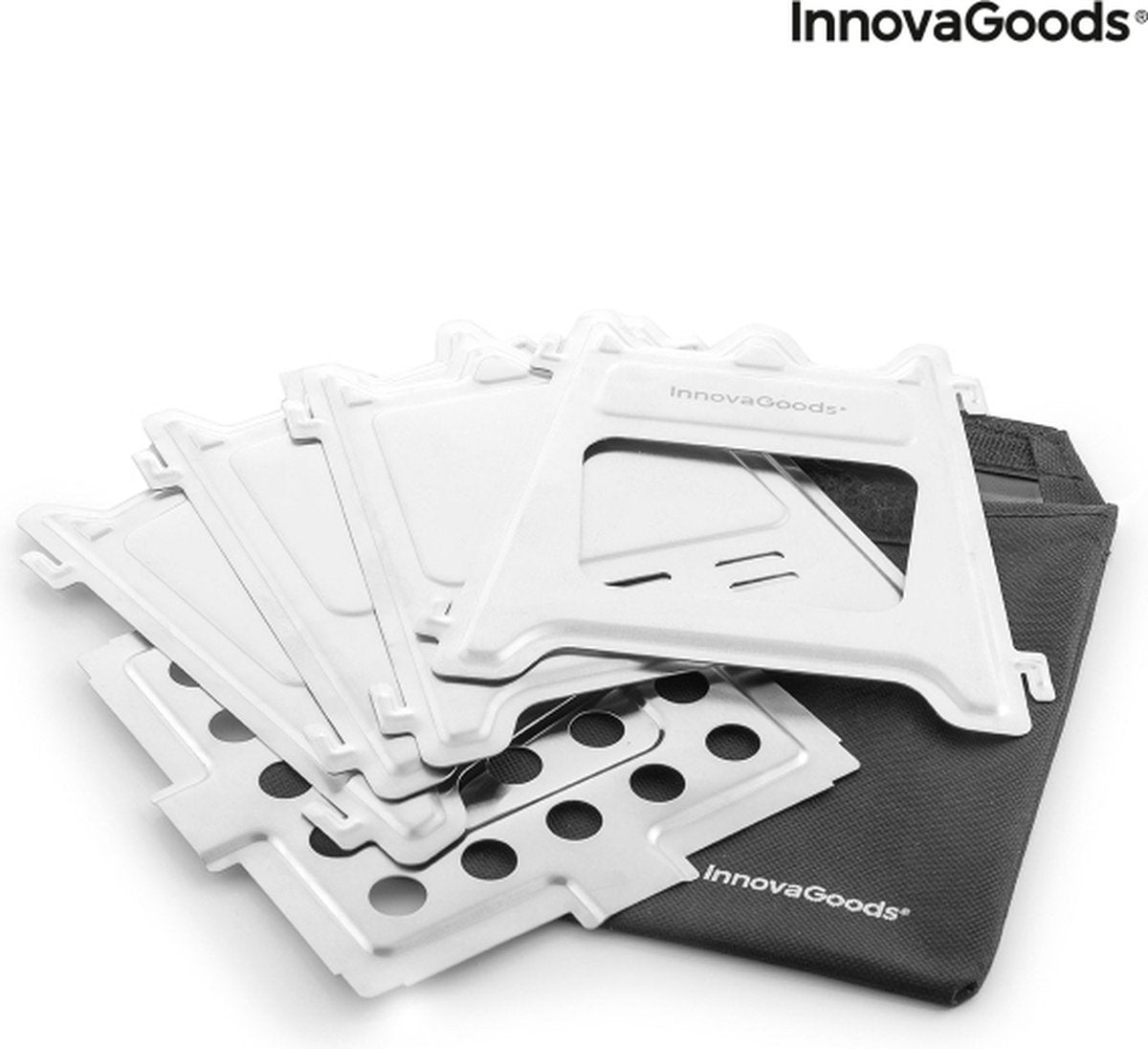 Innovagoods INKLAPBARE STALEN CAMPINGOVEN FLAMET - Camping Oven - Mini Oven - Camping Oventje - Oventje Camping - Mini Oven Vrijstaand - Mini Oventje