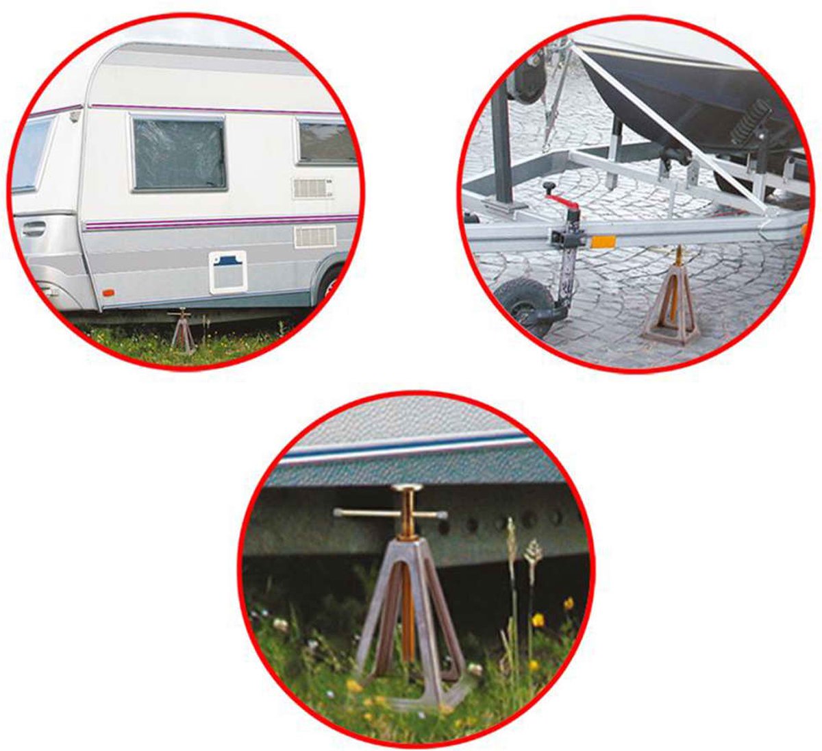  ProPlus Steunenset Aluminium 4 Stuks 360803