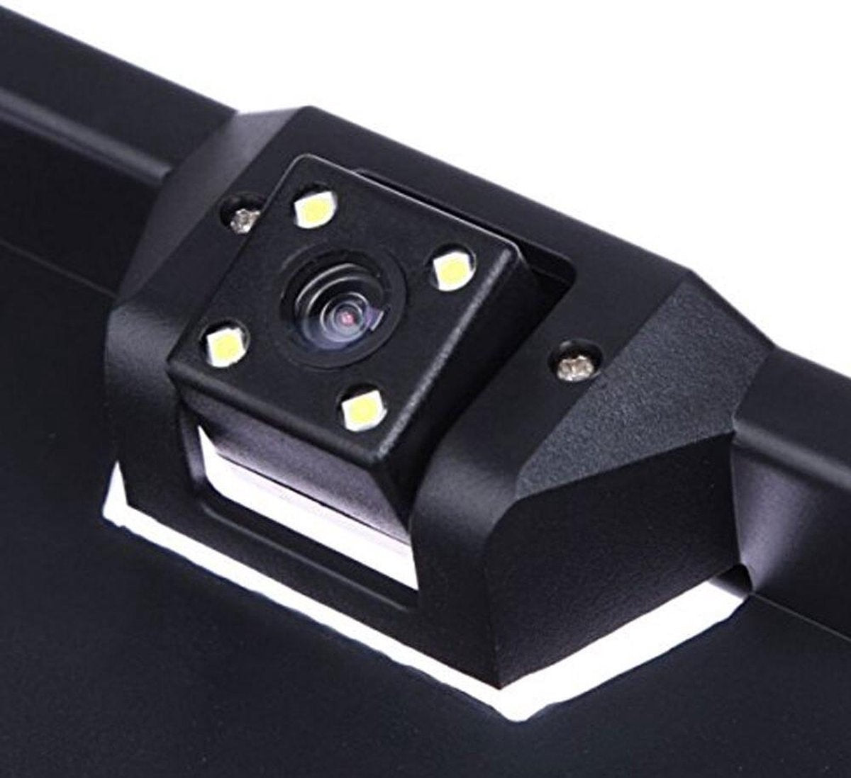  Kenteken Plaathouder Met Achteruitrijcamera | 4 LED | Infrarood